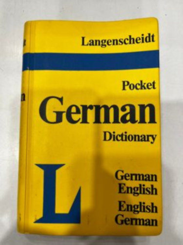Langenscheidt Pocket Dictionary German (German-English/English-German)