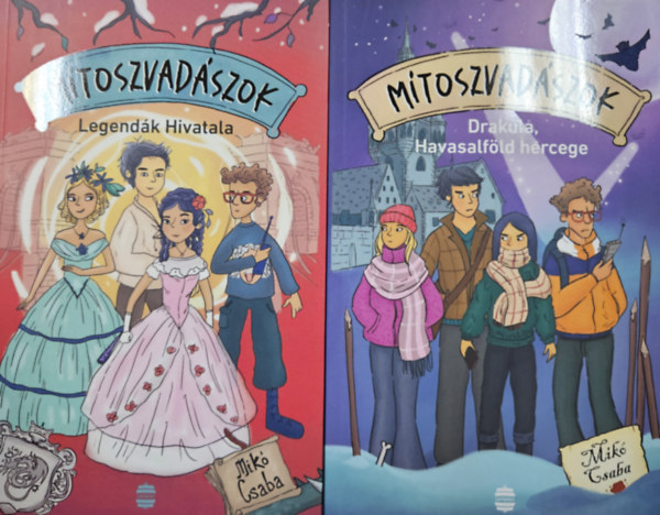 2 db a M�toszvad�szok sorozatb�l:  Legend�k Hivatala + Drakula, Havasalf�ld hercege ( M�toszvad�szok sorozat 3., 4.)