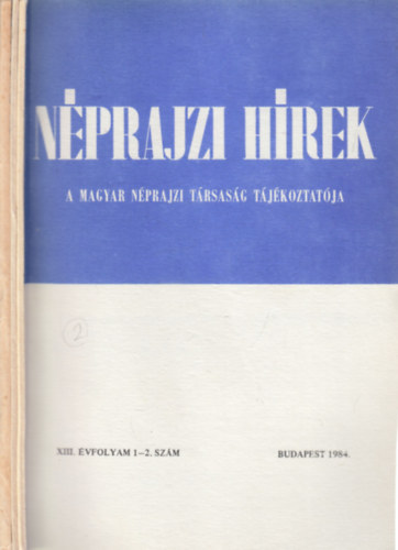 Nprajzi hrek 1984/1-6. (teljes vfolyam, 3 ktetben)