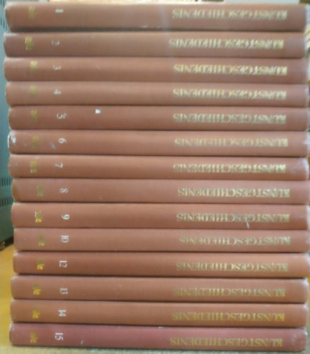 Grote Geillustreerde Kunstgeschiedenis 1-15. (A 11. k�tet hi�nyzik)