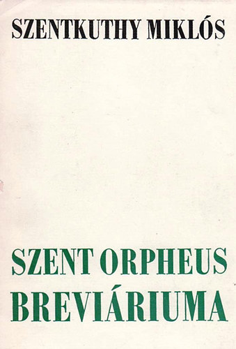 Szent Orpheus breviriuma I.