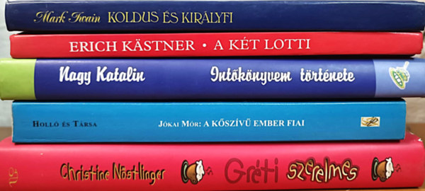 Erich Kstner, Nagy Katalin, Jkai Mr, Christine Nstlinger Mark Twain - Ifjsgi knyvcsomag