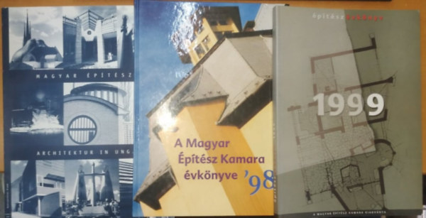 A Magyar ptsz Kamara vknyve '98 + ptsz vknyv 1999 + Magyar ptszet 1989-1999 (3 ktet)