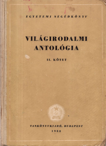 Vil�girodalmi antol�gia II.