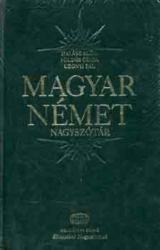 Hal�sz-F�ldes-Uzonyi - Magyar-n�met nagysz�t�r