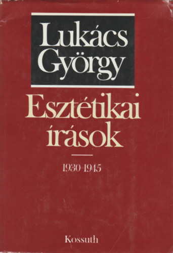 Eszttikai rsok 1930-1945