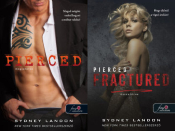 Sydney Landon - 2 Sydney Landon knyv: Pierced - Megjellve + Pierced Fractured - sszetrve