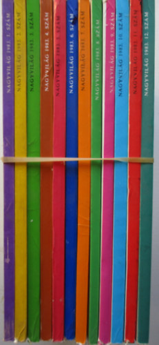 Nagy vil�g vil�girodalmi foly�irat 1983/12 db (teljes)