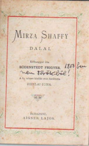 Mirza Shaffy dalai