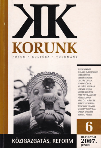 Korunk III. folyam 2007 jnius