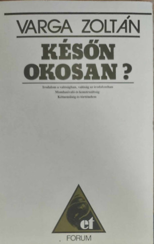 Varga Zoltn - Ksn okosan?