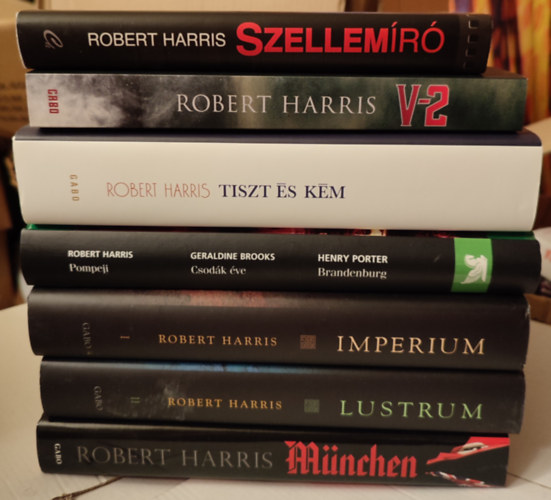 Robert Harris knyvcsomag (7 db knyv) / Szellemr, V-2, Tiszt s km, Pompeji, Imperium, Lustrum, Mnchen