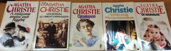 5 db Agatha Christie krimi