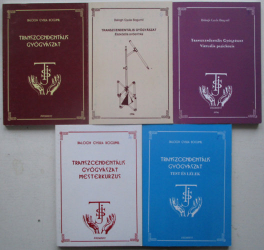 Transzcendent�lis gy�gy�szat I-V. (Virtu�lis pszich�zis, Mesterkurzus, Test �s l�lek, Transzcendent�lis gy�gy�szat, Eszk�z�s gy�gy�szat)