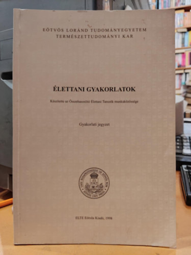 Szerk.: Kukorelli Tibor-Vilgi Ildik - lettani gyakorlatok (gyakorlati jegyzet)