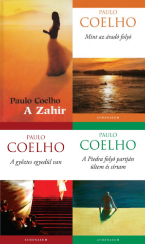 4 db Paulo Coelho m: A Zahir + A gyztes egyedl van + Mint az rad foly + A Piedra foly partjn ltem s srtam