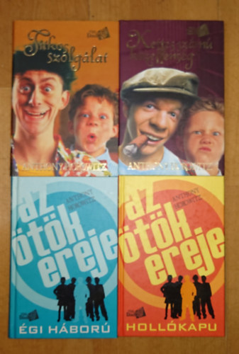 4 ifj�s�gi reg�ny Anthony Horowitzt�l: Titkos szolg�lat, Kettes sz�m� k�zellens�g, Holl�kappu, �gi h�bor�