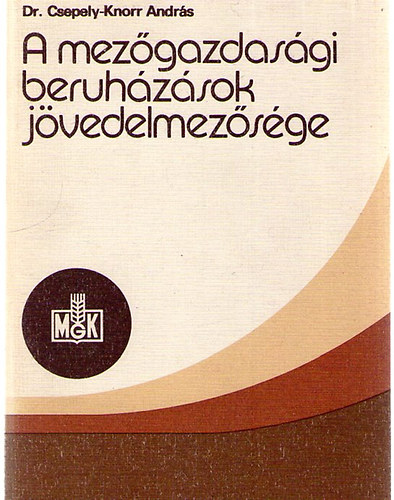 A mezgazdasgi beruhzsok jvedelmezsge