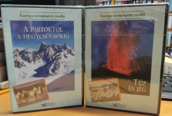 2 db Eurpa termszeti csodi DVD: A partoktl a hegycscsokig + Tz s jg
