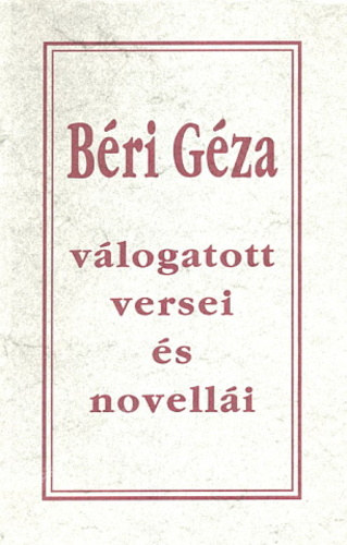 Bri Gza - Bri Gza Vlogatott versei s novelli