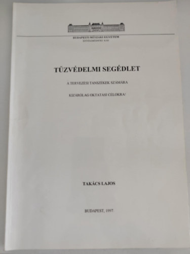 Tzvdelmi Segdlet - A tervezsi tanszkek szmra
