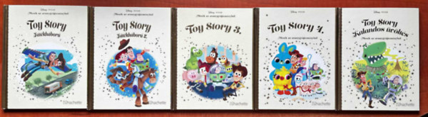 Mesk az aranygyjtemnybl 5db: Toy Story - Jtkhbor 1,2,3,4+Toy Story Kalandos vlts