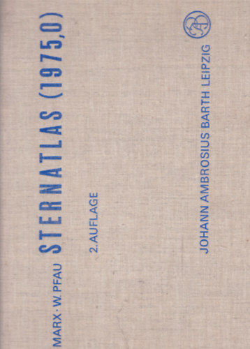 Sternatlas (1975,0) (Nmet nyelv csillagszati atlasz)