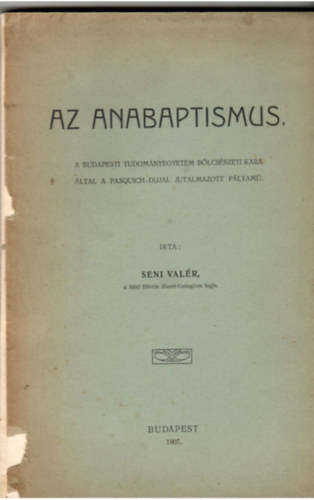 Az Anabaptismus