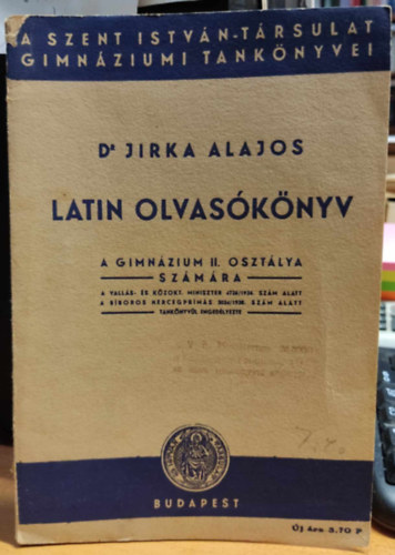 Latin olvasknyv a gimnziumok II. osztlya szmra