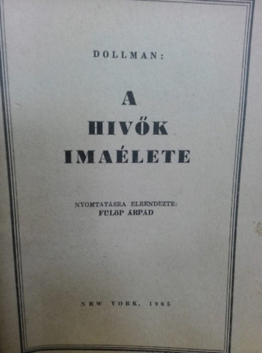 Dollman - A hvk imalete