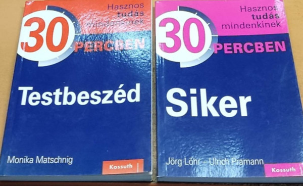 2 db Hasznos tuds mindenkinek 30 percben: Testbeszd + Siker