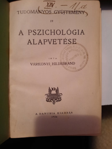 A pszicholgia alapvetse
