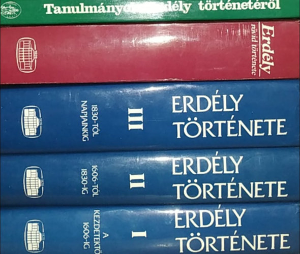 Erd�ly T�rt�nete I-III. + Tanulm�nyok Erd�ly t�rt�net�r�l (kieg�sz�t� k�nyv) + Erd�ly r�vid t�rt�nete (5 k�tet)