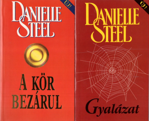 4 db Danielle Steel knyv ( egytt ) 1. Gyalzat, 2. A kr bezrul, 3. A szellem, 4. A kln s n