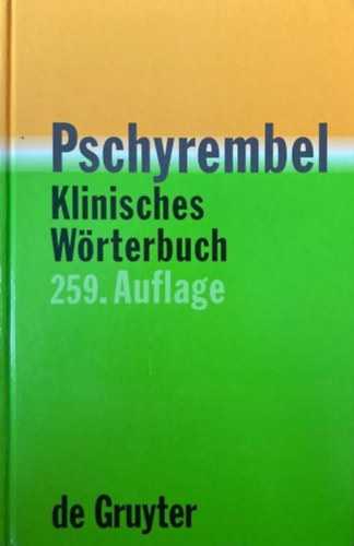Otto Dornblth - Pschyrembel Klinisches Wrterbuch (259. Auflage)