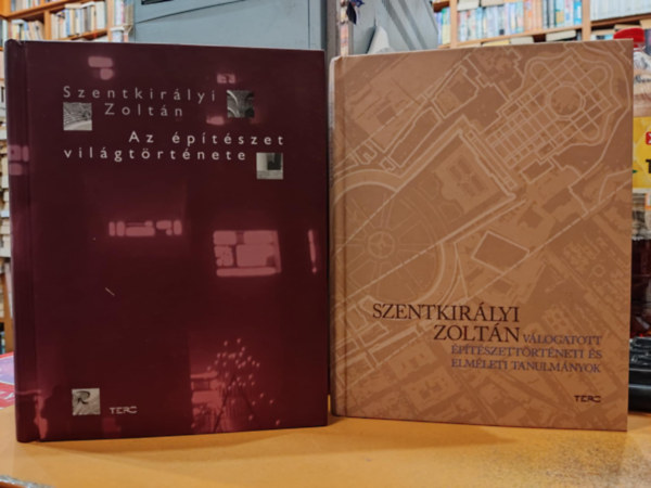 2 db Szentkirlyi Zoltn: Az ptszet trtnete + Vlogatott ptszettrtneti s elmleti tanulmnyok