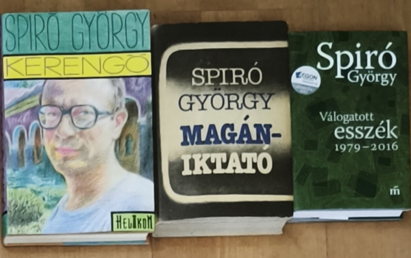 3db Spir� Gy�rgy m� - V�logatott essz�k 1979-2016, Mag�niktat�, Kereng�
