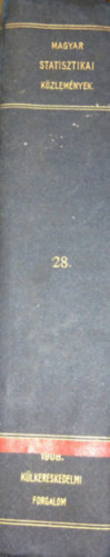 A Magyar Szent Korona orszgainak 1908. vi klkereskedelmi forgalma. Magyar Statisztikai Kzlemnyek 28. ktet