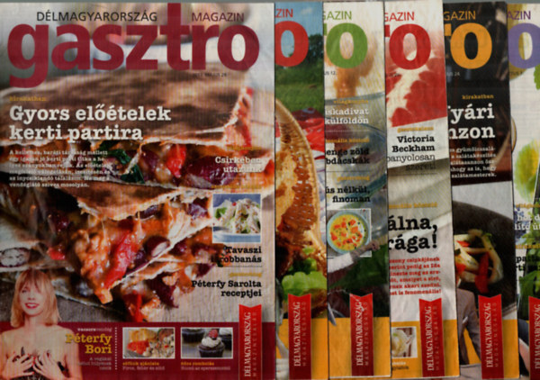 Dlmagyarorszg Gasztro magazin 2012. vfolyam. -(18 db)