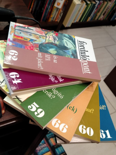 K�NYVCSOMAG, 6 DB. Fordul�pont 62. 64. 59. 66. 60. 61.