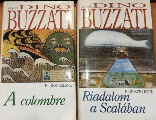 2 db Dino Buzzati: A colombre + Riadalom a Scalban