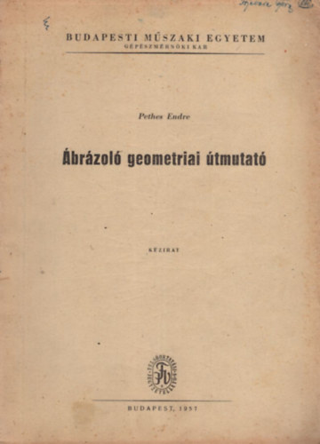 brzl geometria tmutat - Budapesti Mszaki Egyetem Gpszmrnki Kar 1957