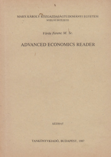 Advanced Economics Reader