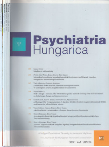 Psychiatria Hungarica 2016/1-4. (4 db. lapsz�m)