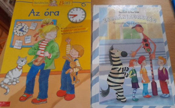 2 db tanuls meseknyv:Hanna Srensen: Az ra; Serdlt Erika Irn: Zebrnaorszg (Kzlekedsi mese gyerekeknek)