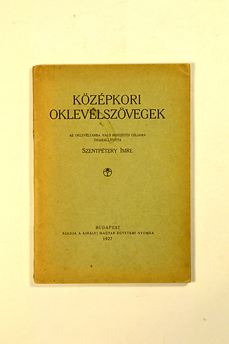 Kzpkori Oklevlszvegek