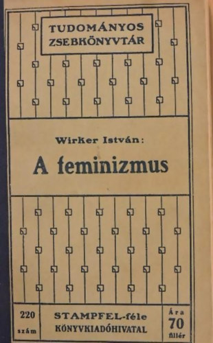 A feminizmus (Tudomnyos Zsebknyvtr 220.)