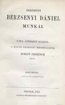 Berzsenyi Dniel munki