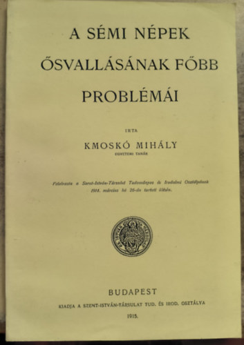 A smi npek svallsnak fbb problmi