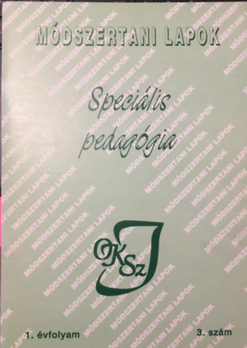 Mdszertani Lapok - Specilis pedaggia 1. vfolyam 3. szm (1995)